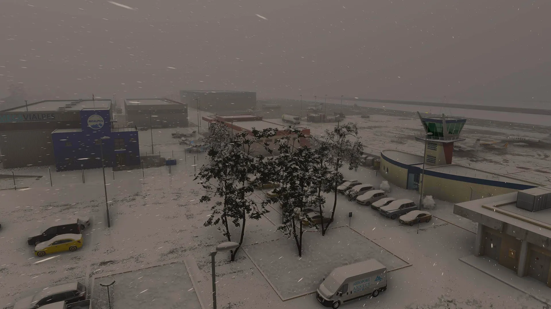 Аэропорт LFLP ( Анси, Франция )