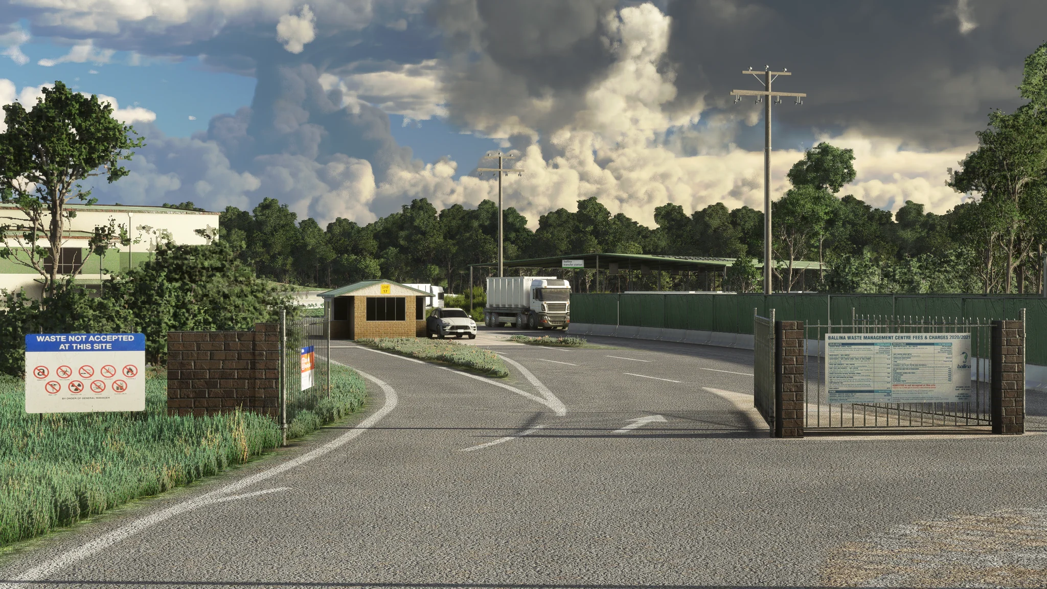 Аэропорт YBNA ( Баллина, Австралия )