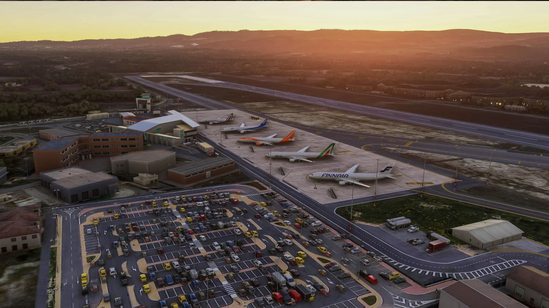 Аэропорт LICB ( Комизо, Италия )