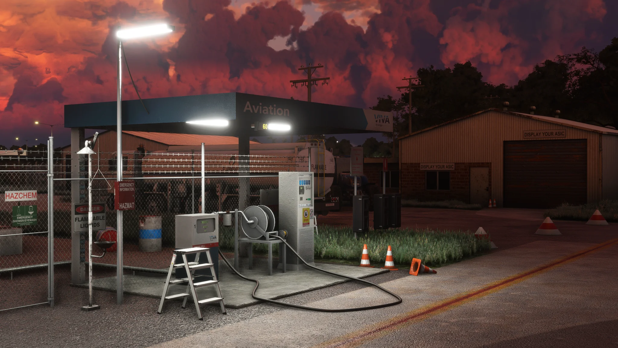 Аэропорт YBNA ( Баллина, Австралия )