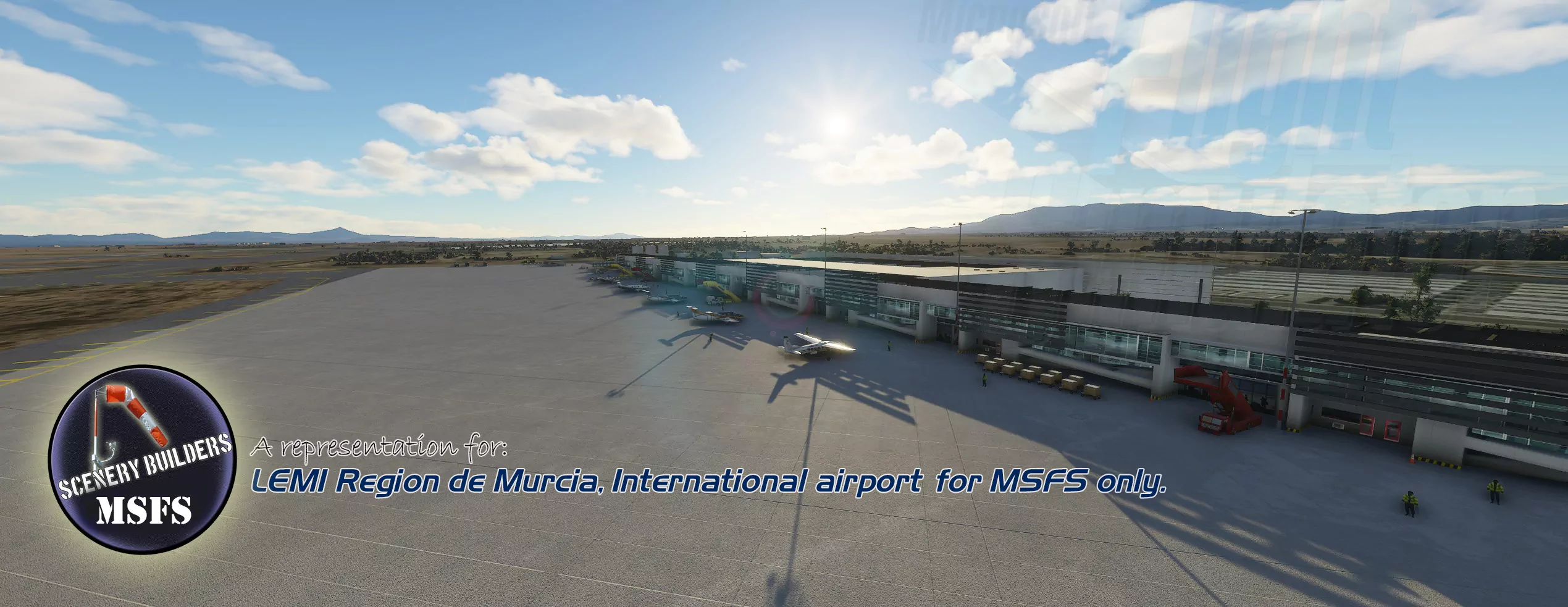 Аэропорт LEMI ( Мурсия, Испания )