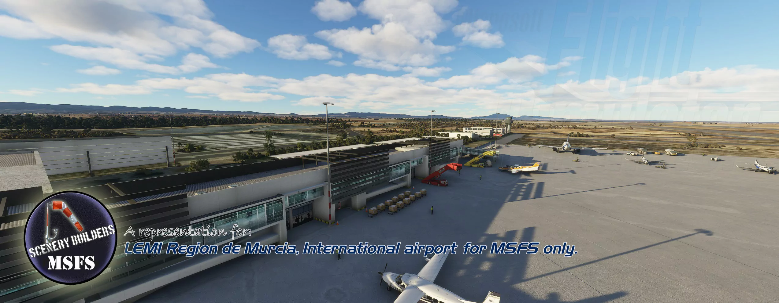 Аэропорт LEMI ( Мурсия, Испания )