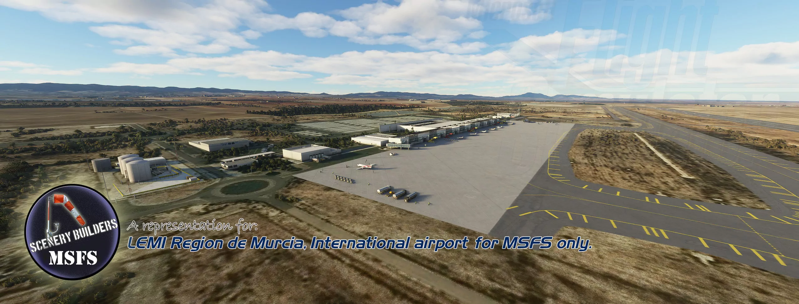 Аэропорт LEMI ( Мурсия, Испания )