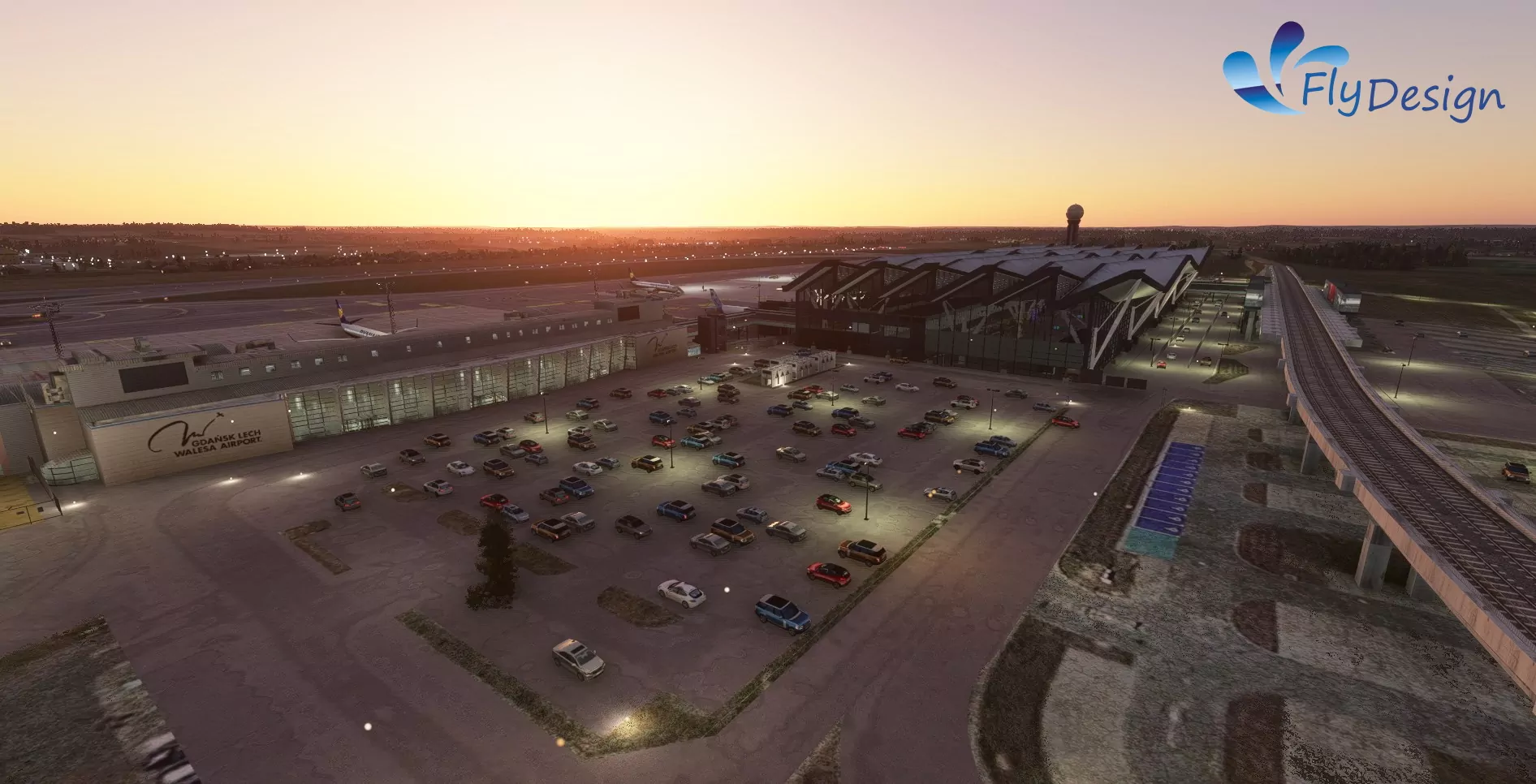 Аэропорт EPGD ( Гданьск, Польша )