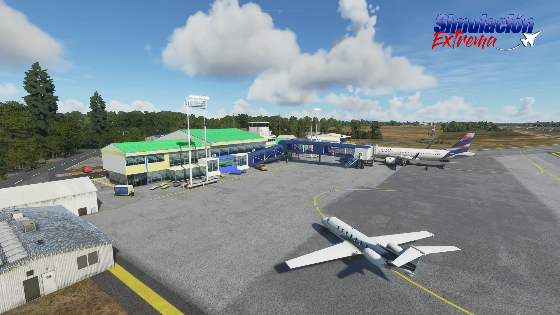 Аэропорт SCJO ( Осорно, Чили )