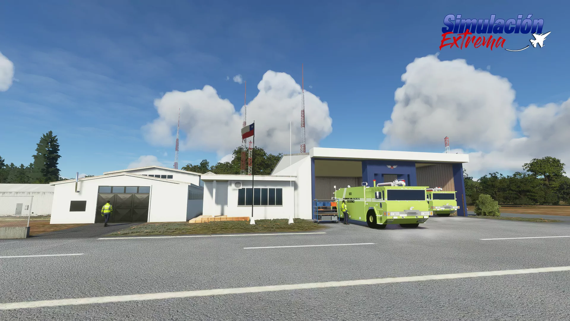 Аэропорт SCJO ( Осорно, Чили )