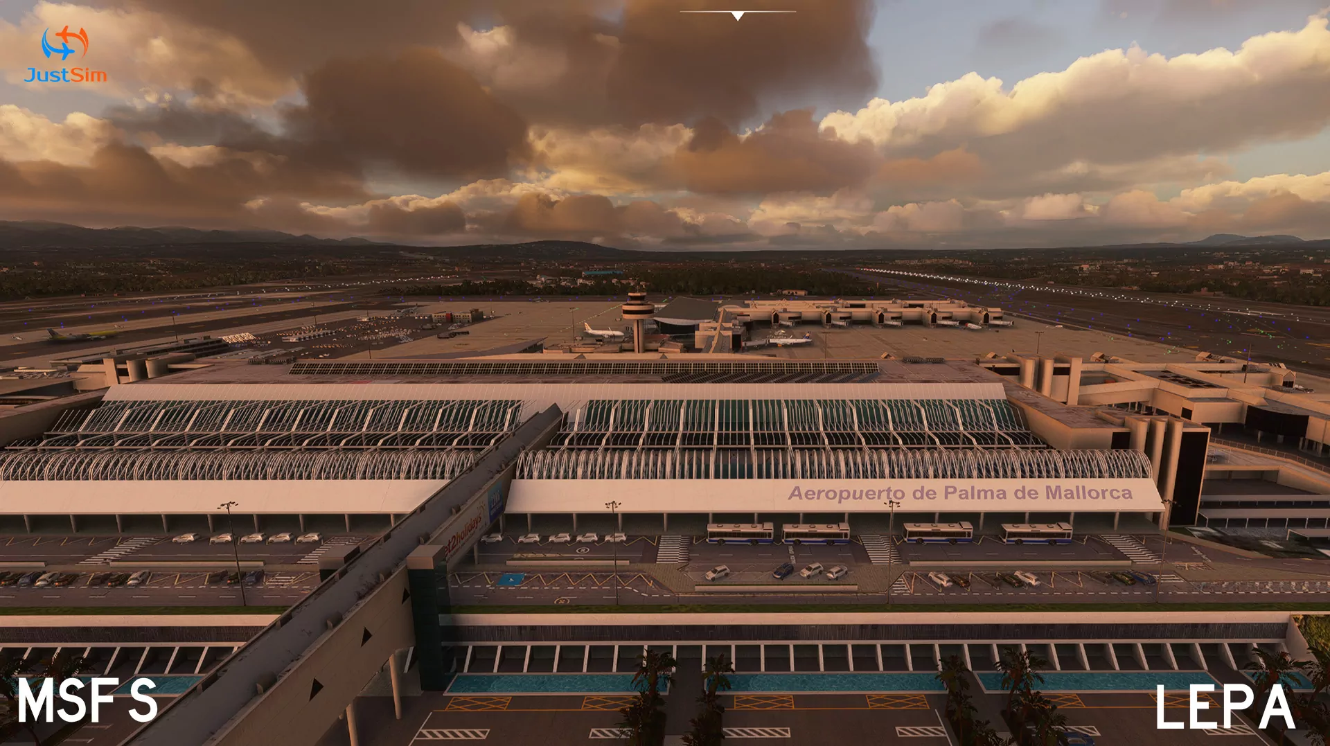 Аэропорт LEPA ( Пальма, Испания )