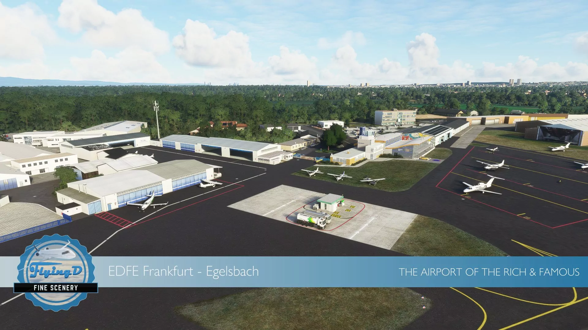 Аэропорт EDFE ( Эгельсбах, Германия )