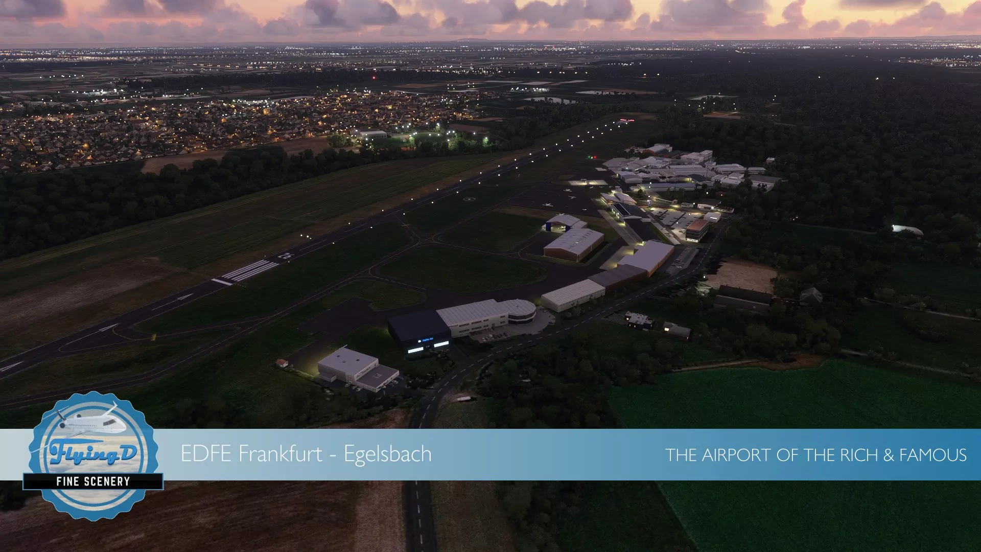 Аэропорт EDFE ( Эгельсбах, Германия )