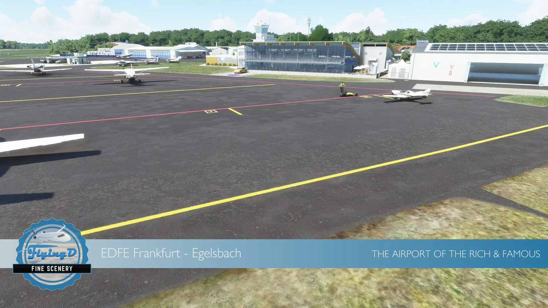 Аэропорт EDFE ( Эгельсбах, Германия )