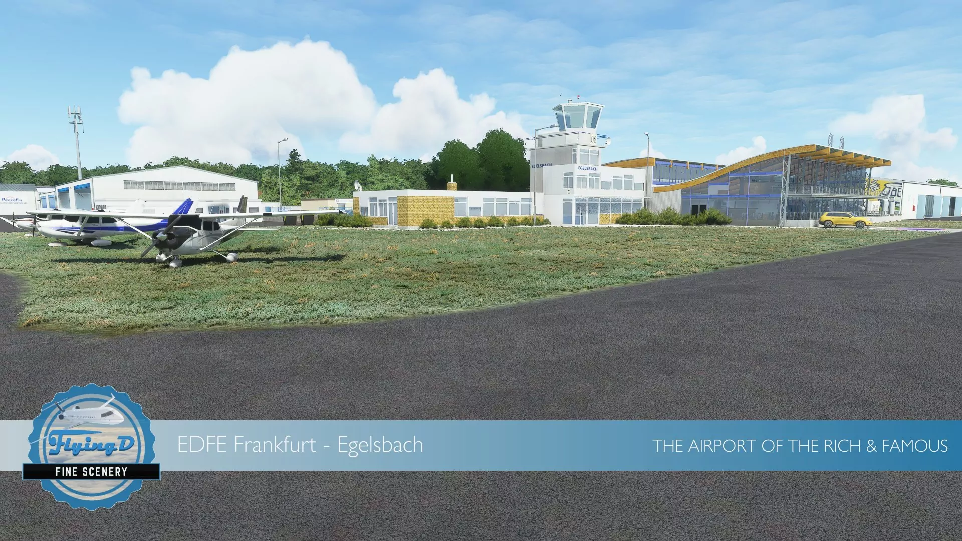 Аэропорт EDFE ( Эгельсбах, Германия )