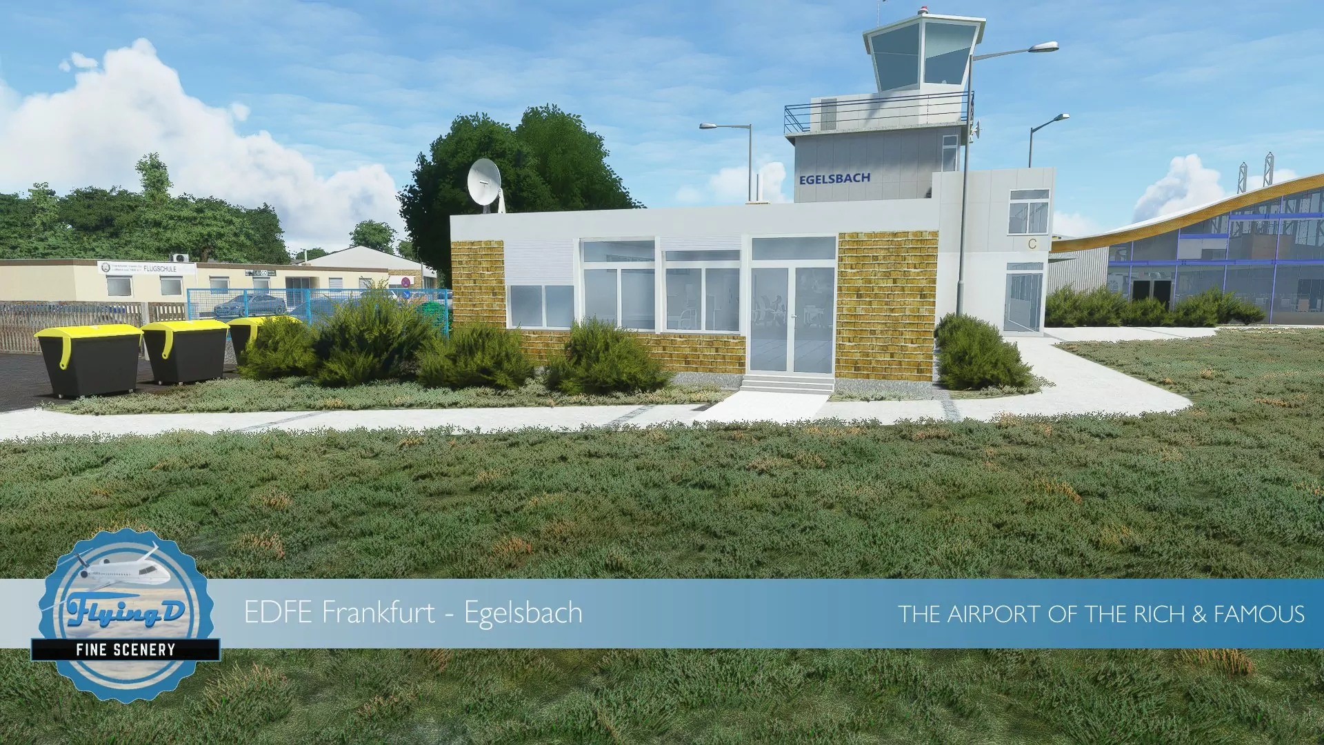 Аэропорт EDFE ( Эгельсбах, Германия )