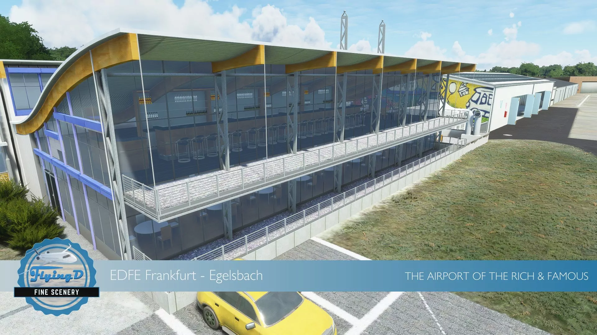 Аэропорт EDFE ( Эгельсбах, Германия )
