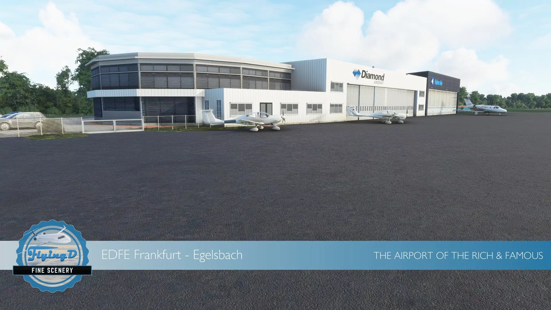 Аэропорт EDFE ( Эгельсбах, Германия )