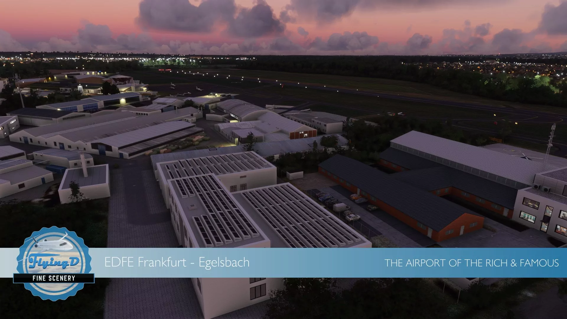 Аэропорт EDFE ( Эгельсбах, Германия )