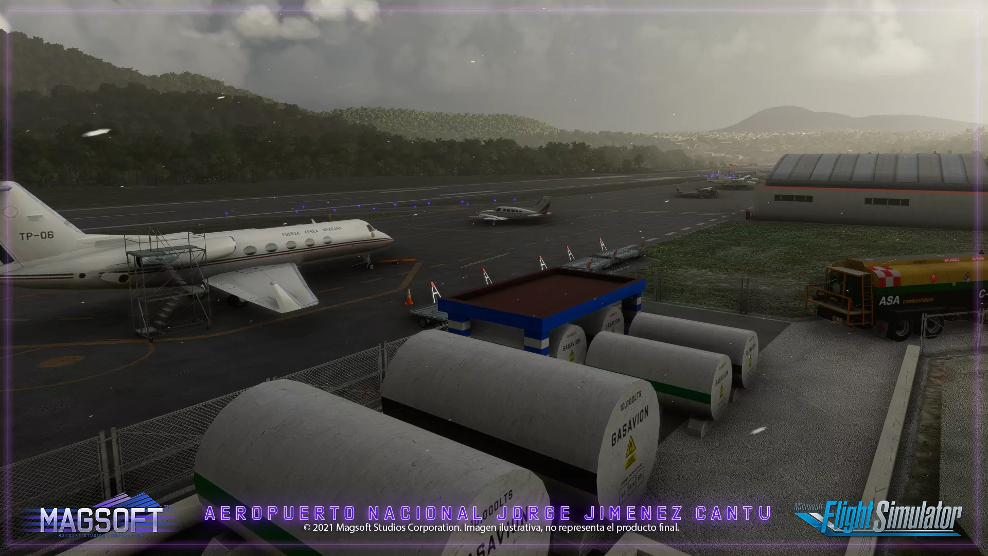 Аэропорт MMJC ( Атисапан-де-Сарагоса, Мексика )