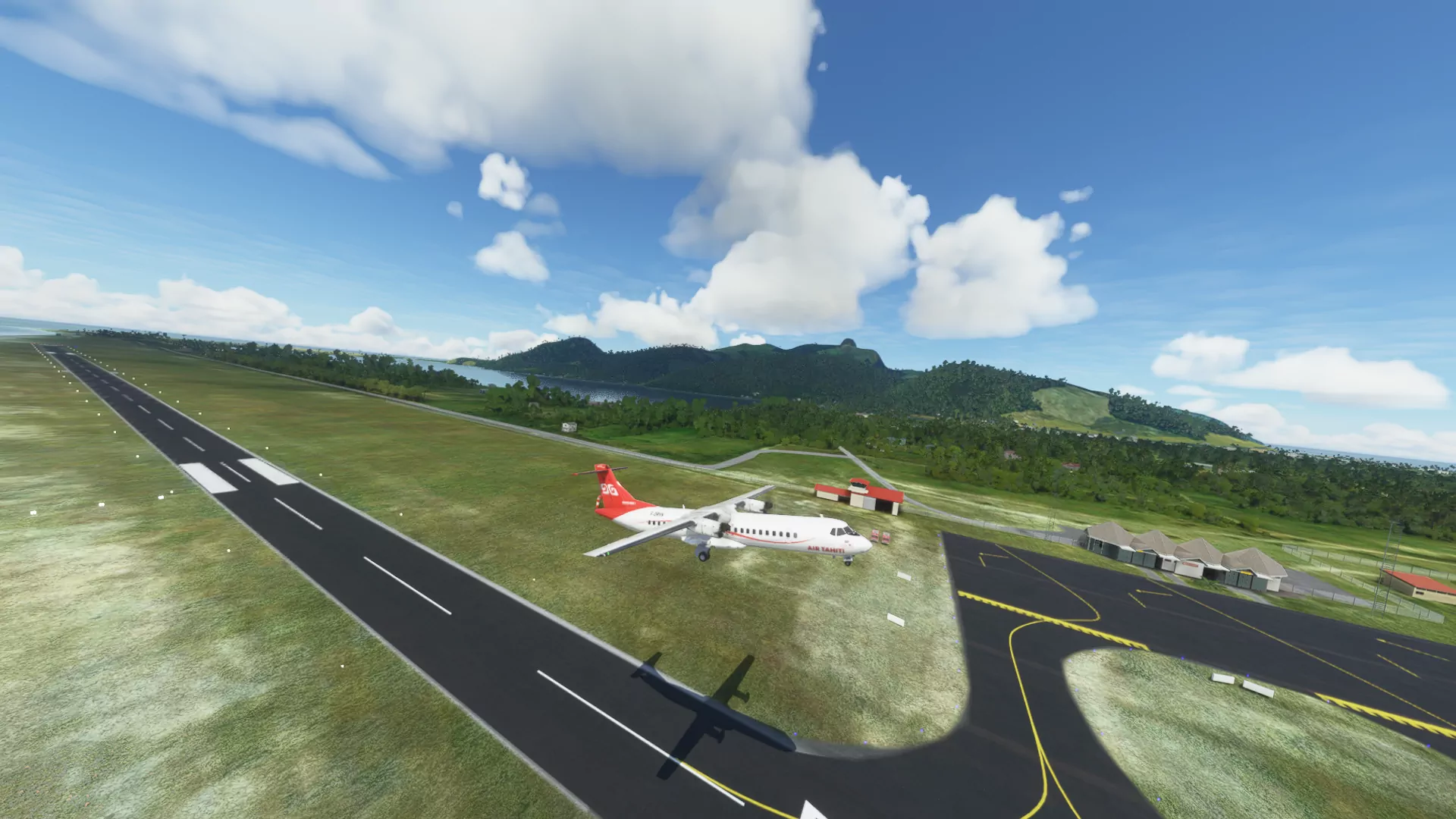 Аэропорт NTTH ( Хуахине, Французская Полинезия )