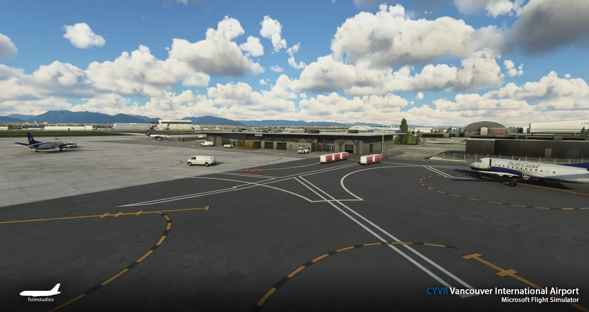 Аэропорт CYVR ( Ванкувер, Канада )