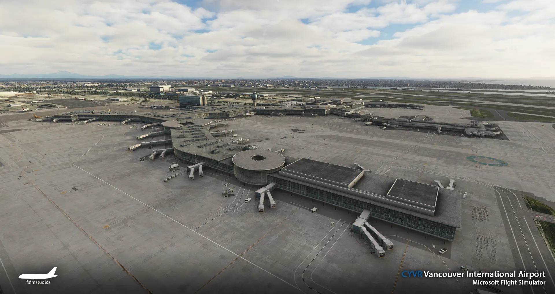 Аэропорт CYVR ( Ванкувер, Канада )