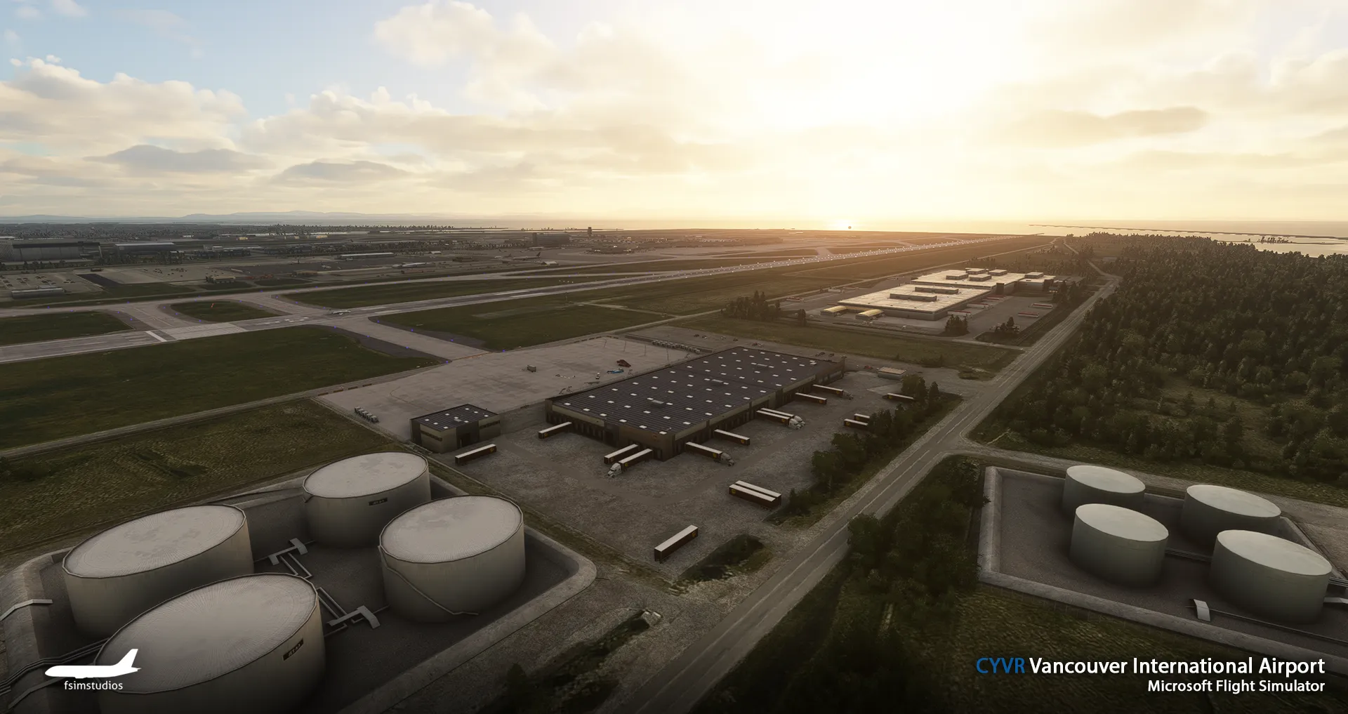 Аэропорт CYVR ( Ванкувер, Канада )