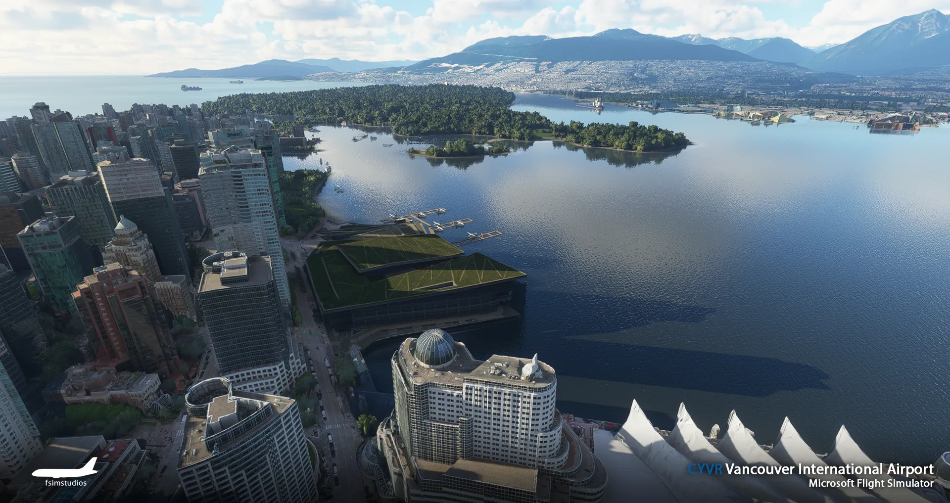 Аэропорт CYVR ( Ванкувер, Канада )