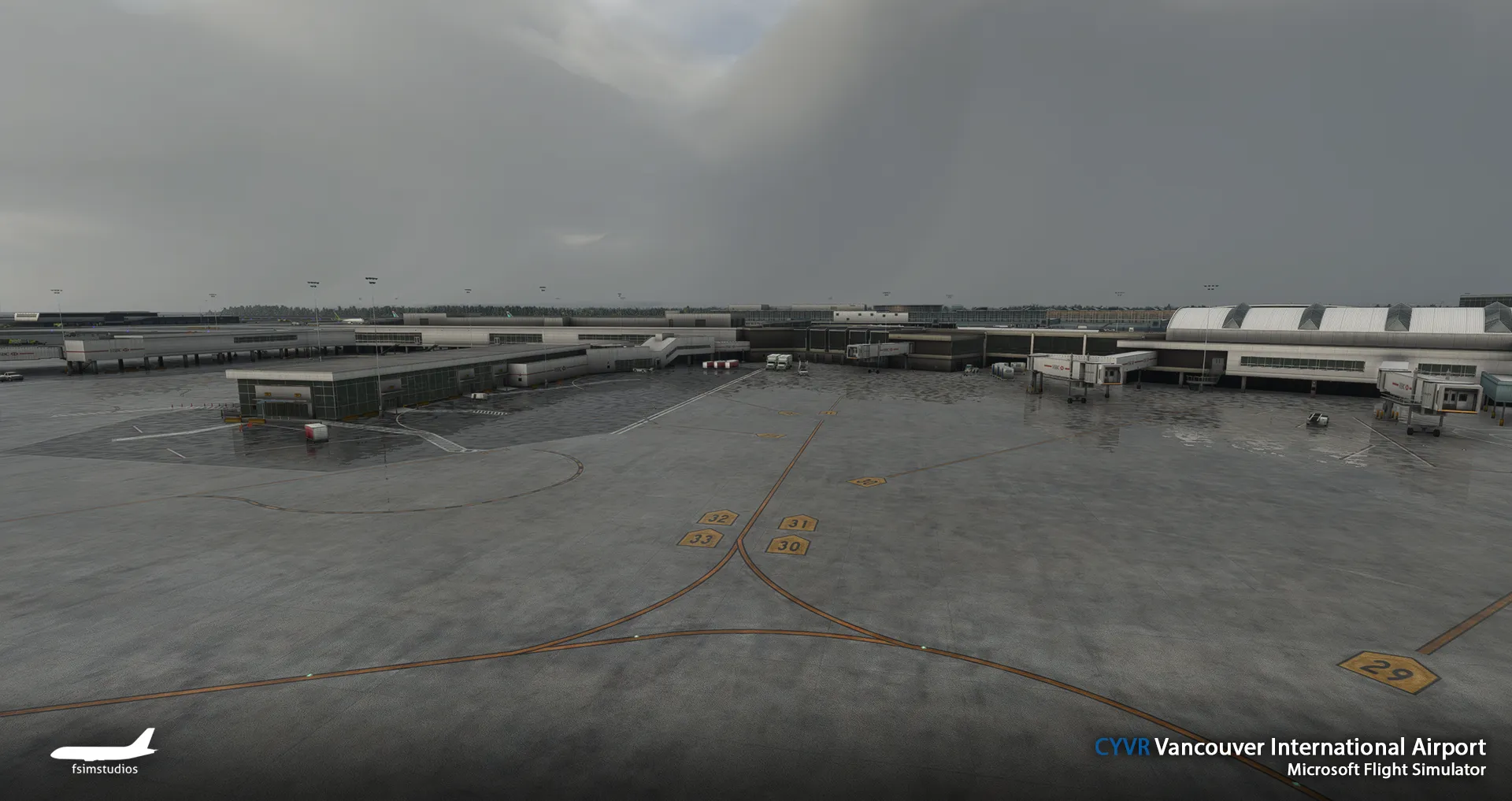 Аэропорт CYVR ( Ванкувер, Канада )