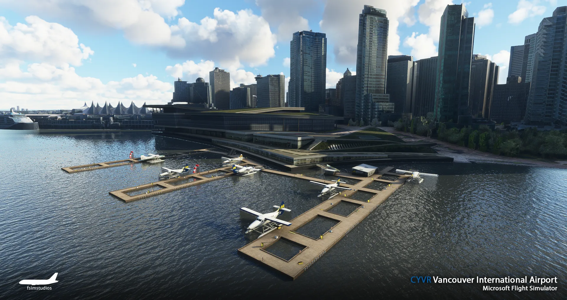 Аэропорт CYVR ( Ванкувер, Канада )