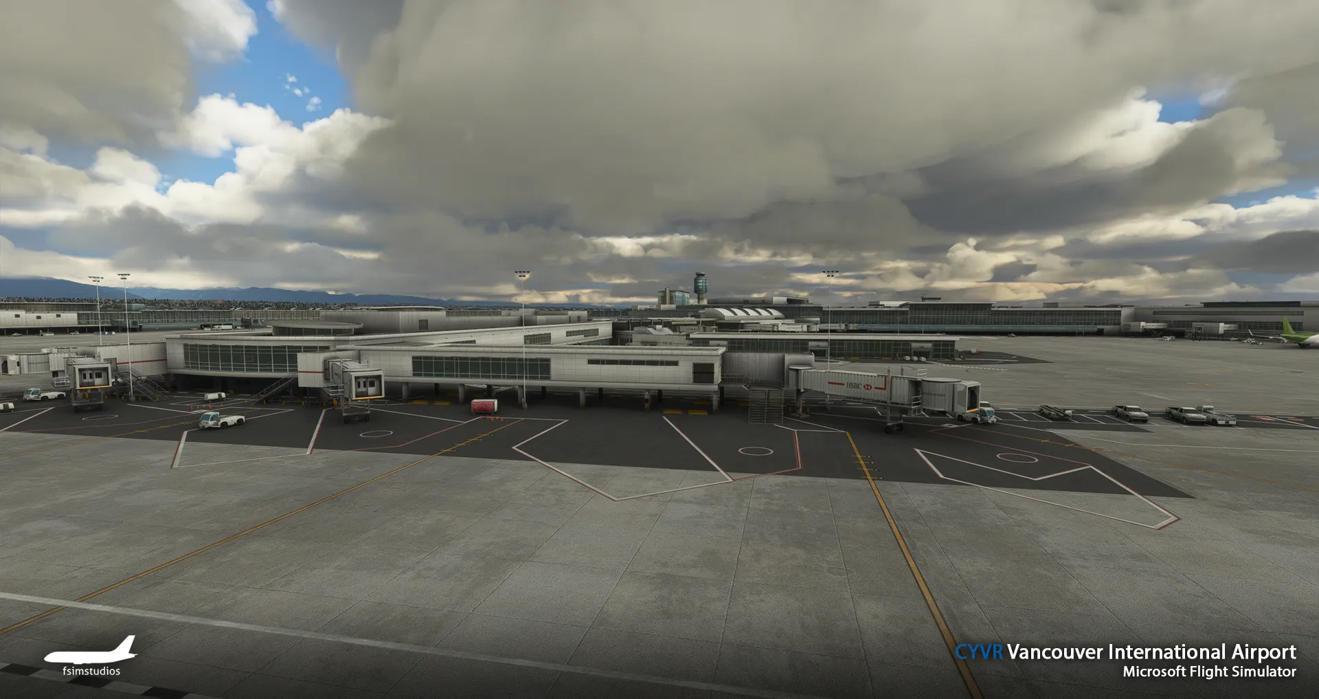 Аэропорт CYVR ( Ванкувер, Канада )