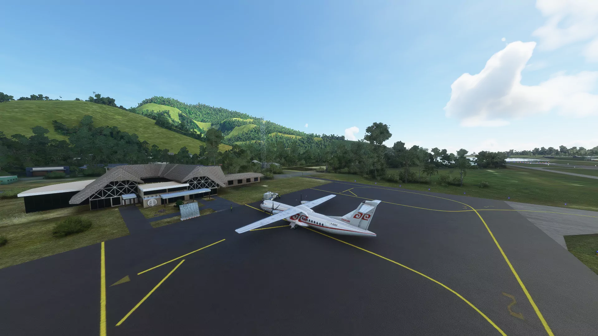 Аэропорт NTTM ( Муреа, Французская Полинезия )