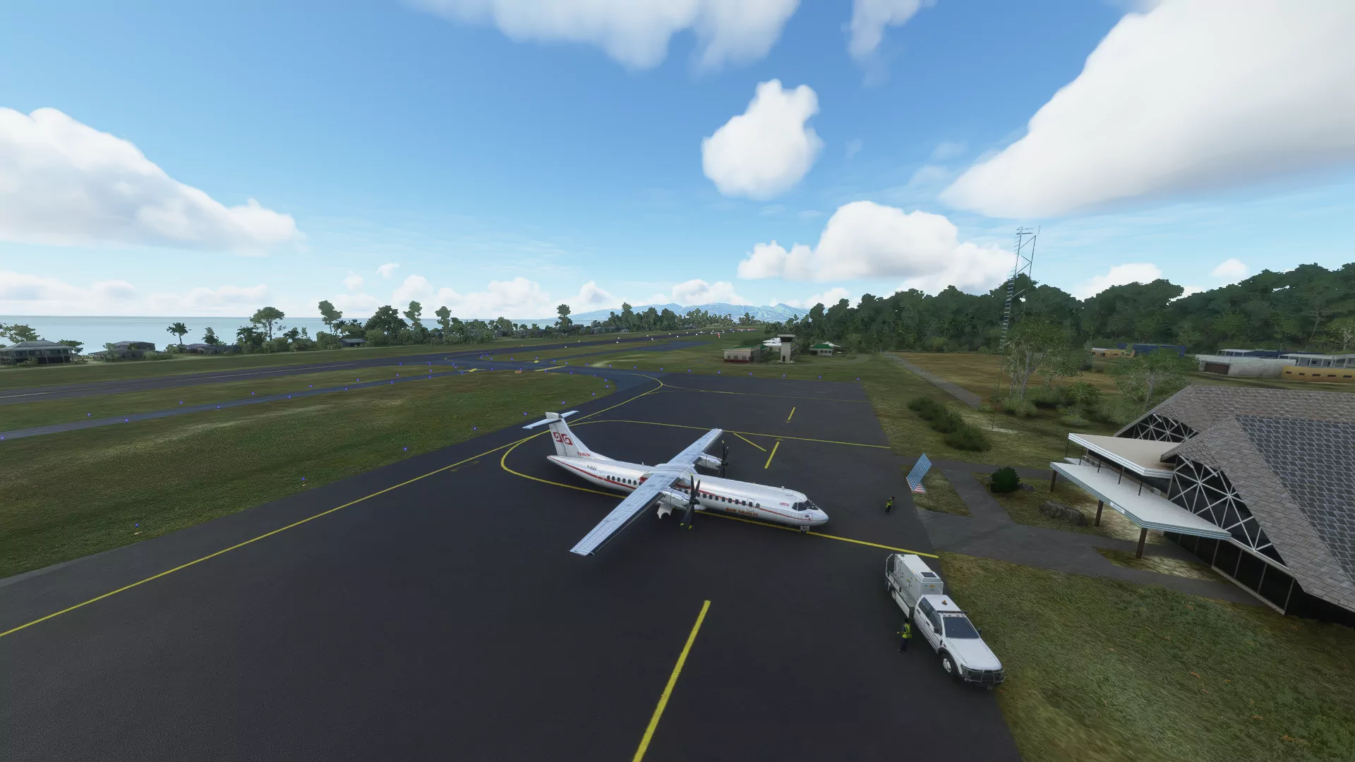 Аэропорт NTTM ( Муреа, Французская Полинезия )