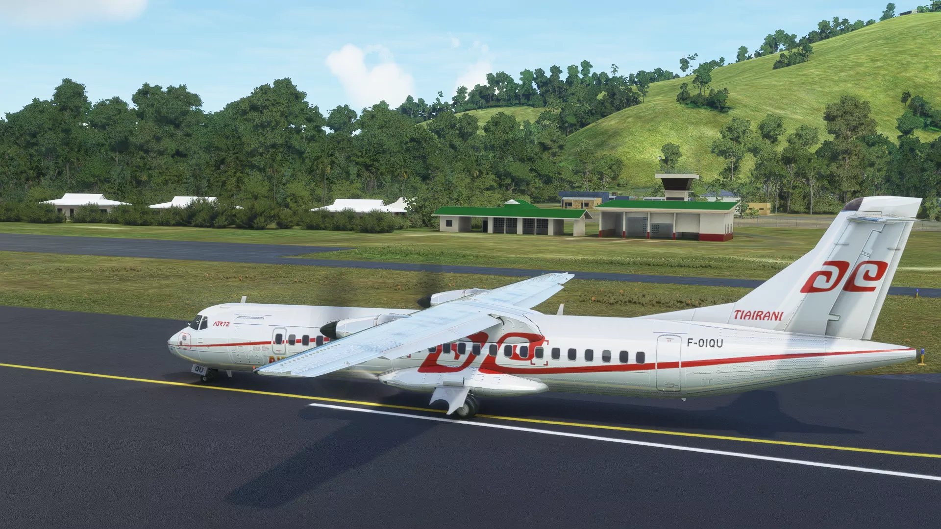 Аэропорт NTTM ( Муреа, Французская Полинезия )