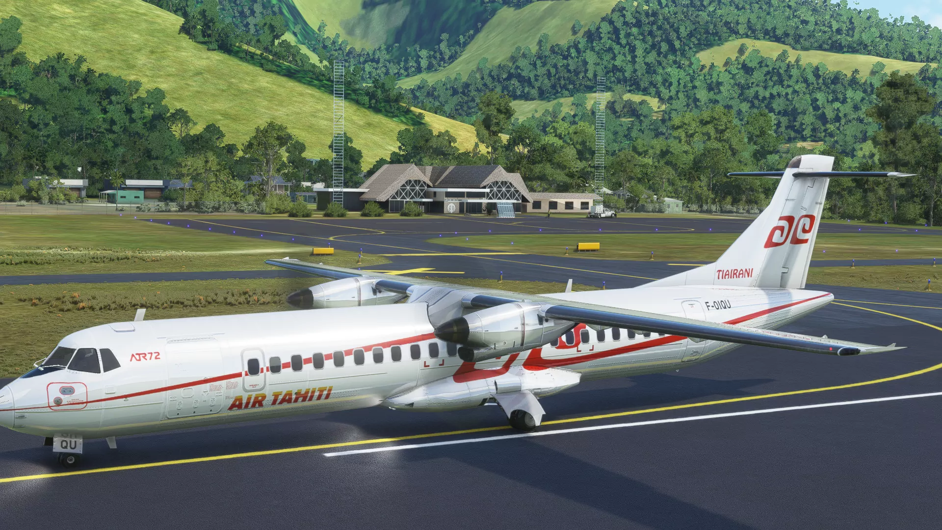 Аэропорт NTTM ( Муреа, Французская Полинезия )