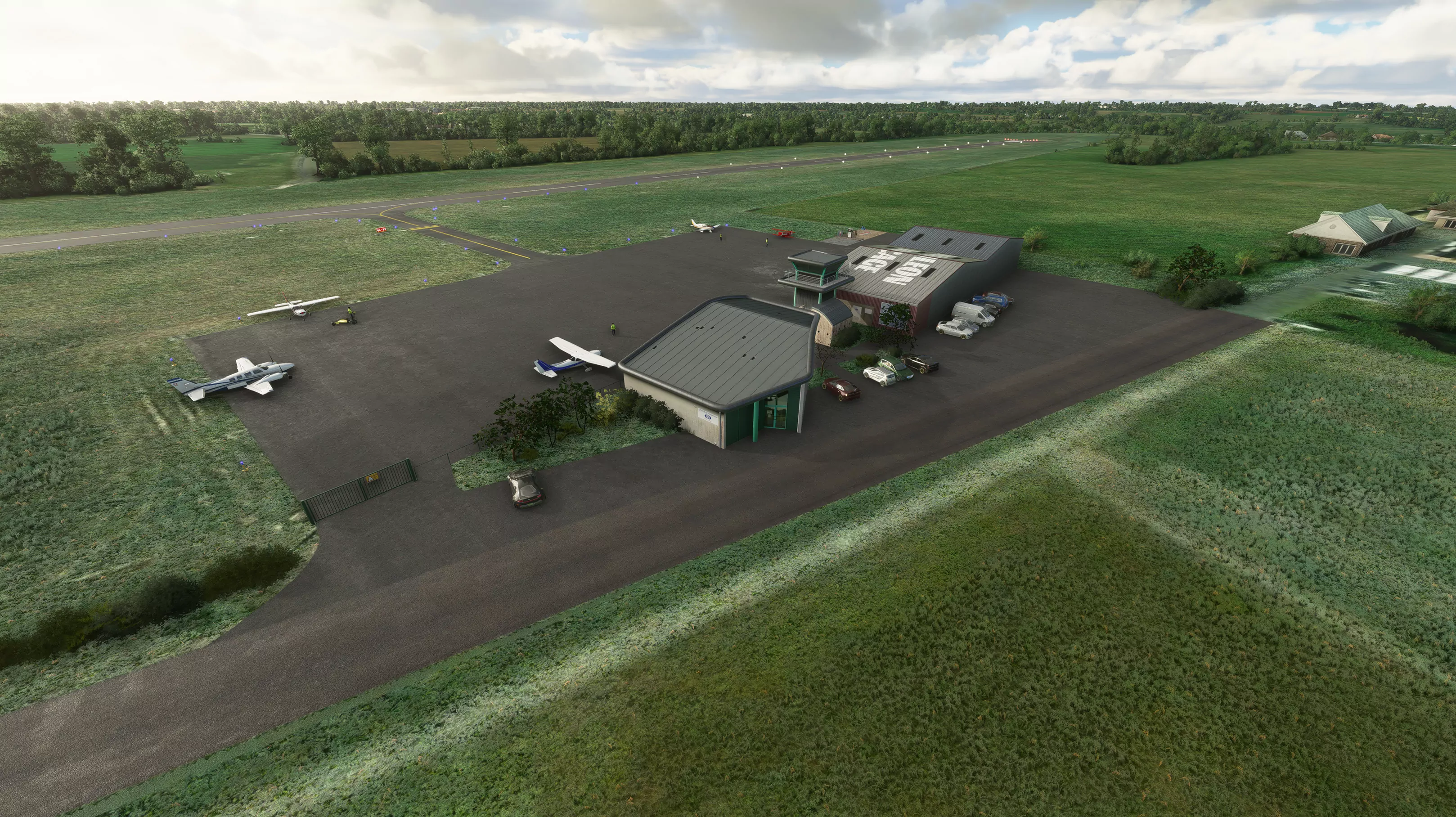 Аэродром LFJB ( Молеон, Франция )