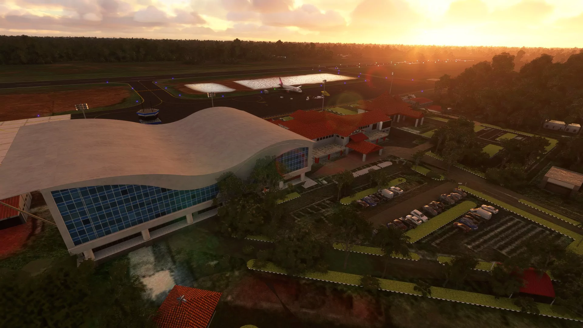 Аэропорт WIGG ( Бенгкулу, Индонезия )