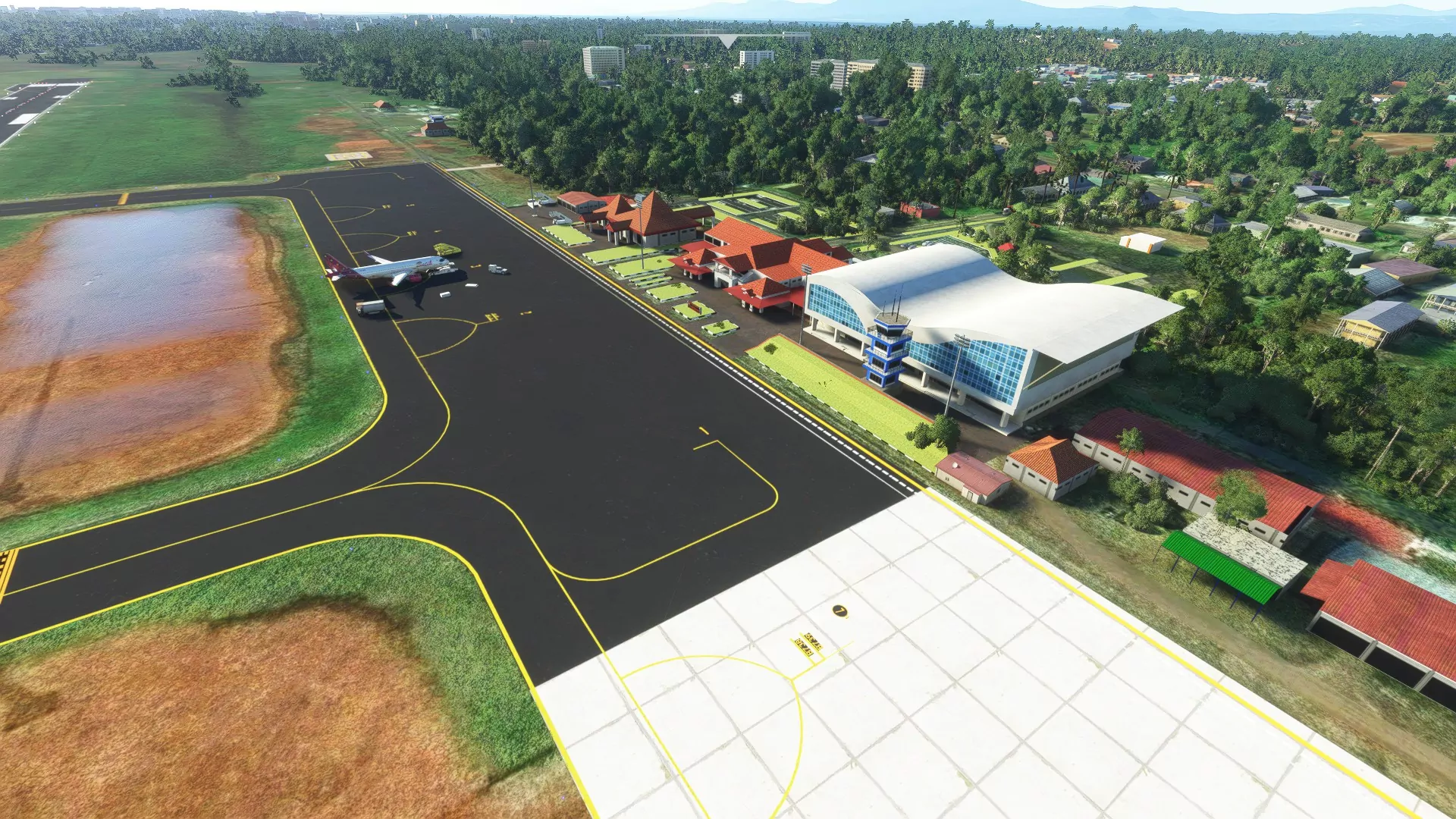 Аэропорт WIGG ( Бенгкулу, Индонезия )