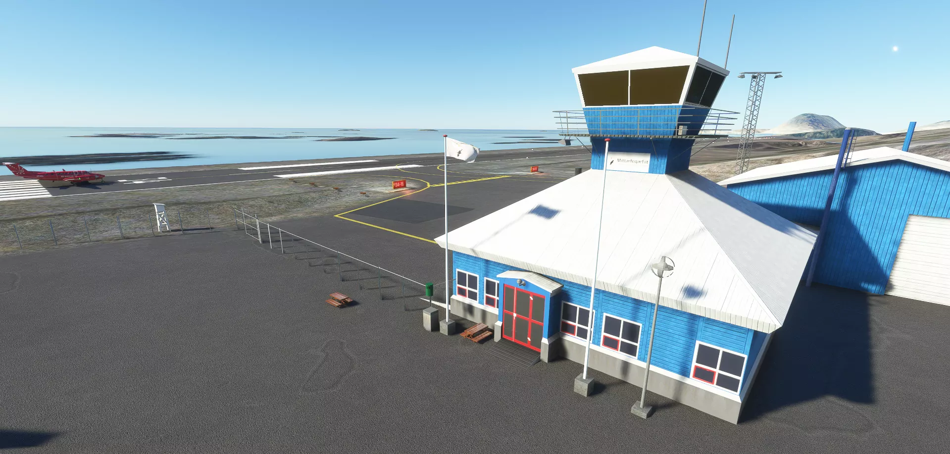 Аэропорт BGMQ ( Манитсок, Гренландия )