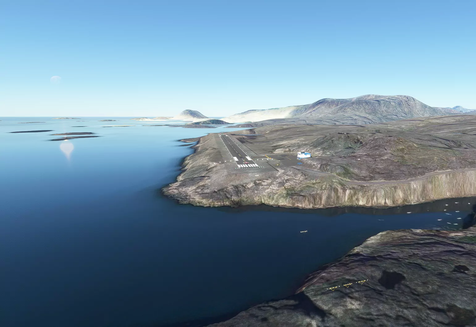 Аэропорт BGMQ ( Манитсок, Гренландия )