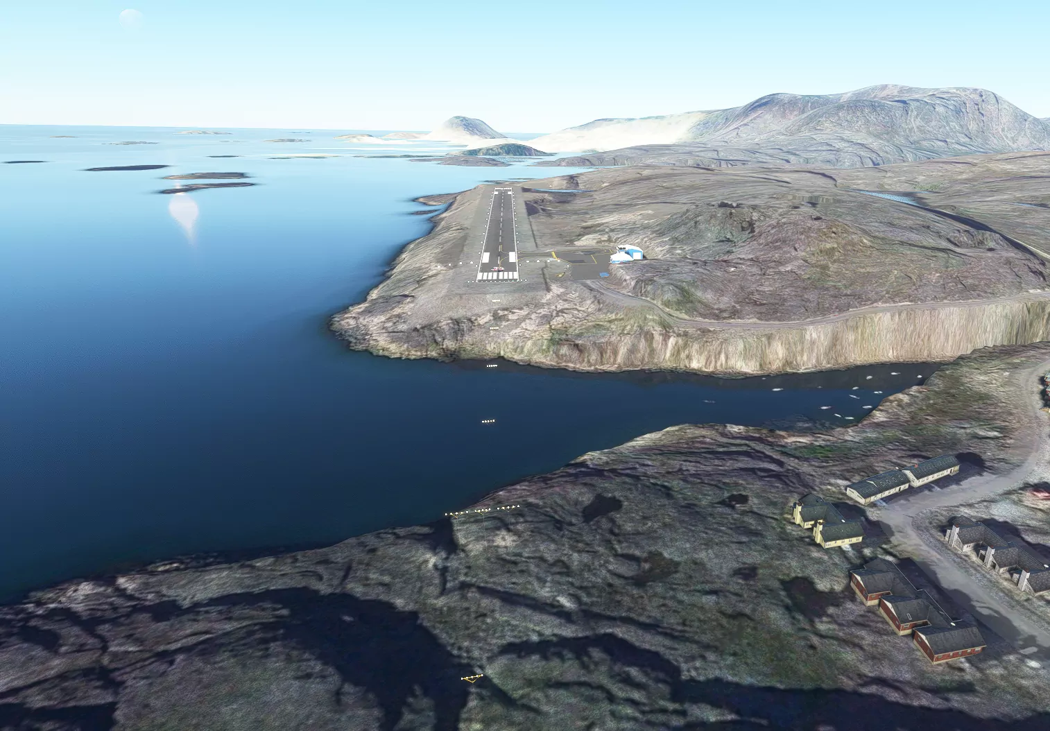 Аэропорт BGMQ ( Манитсок, Гренландия )