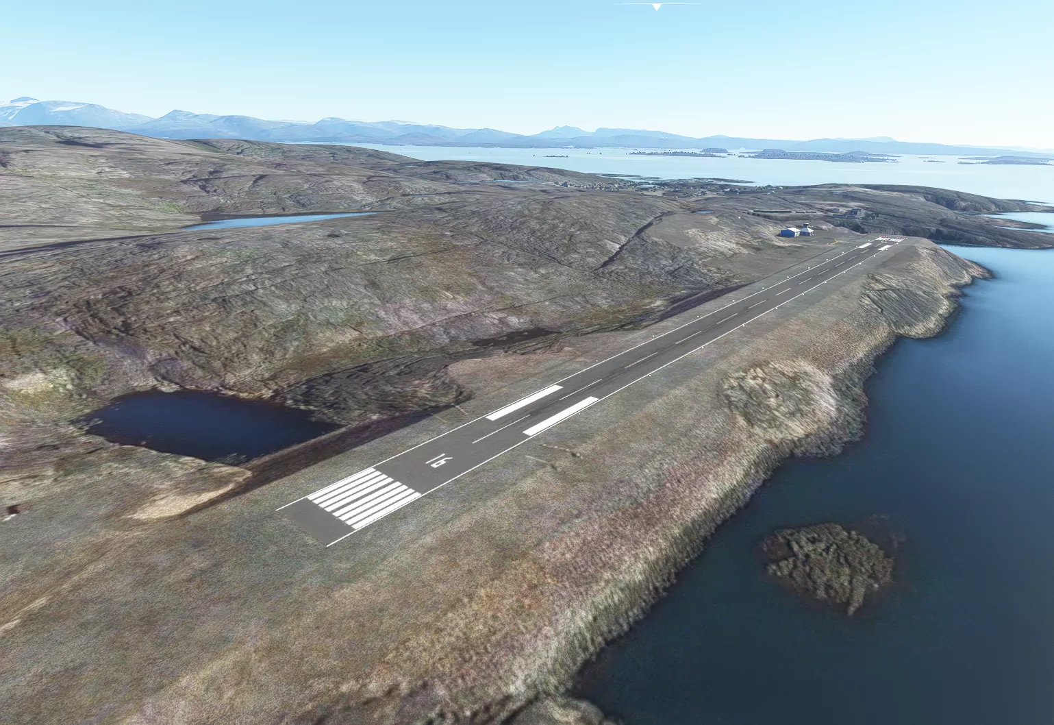 Аэропорт BGMQ ( Манитсок, Гренландия )