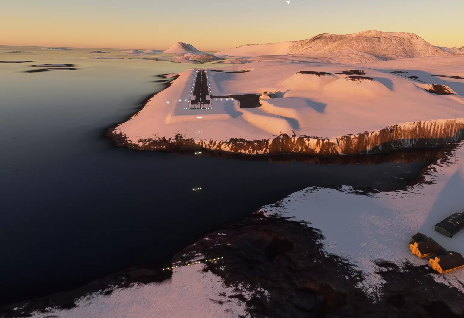 Аэропорт BGMQ ( Манитсок, Гренландия )