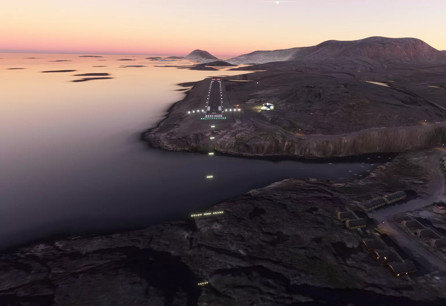 Аэропорт BGMQ ( Манитсок, Гренландия )