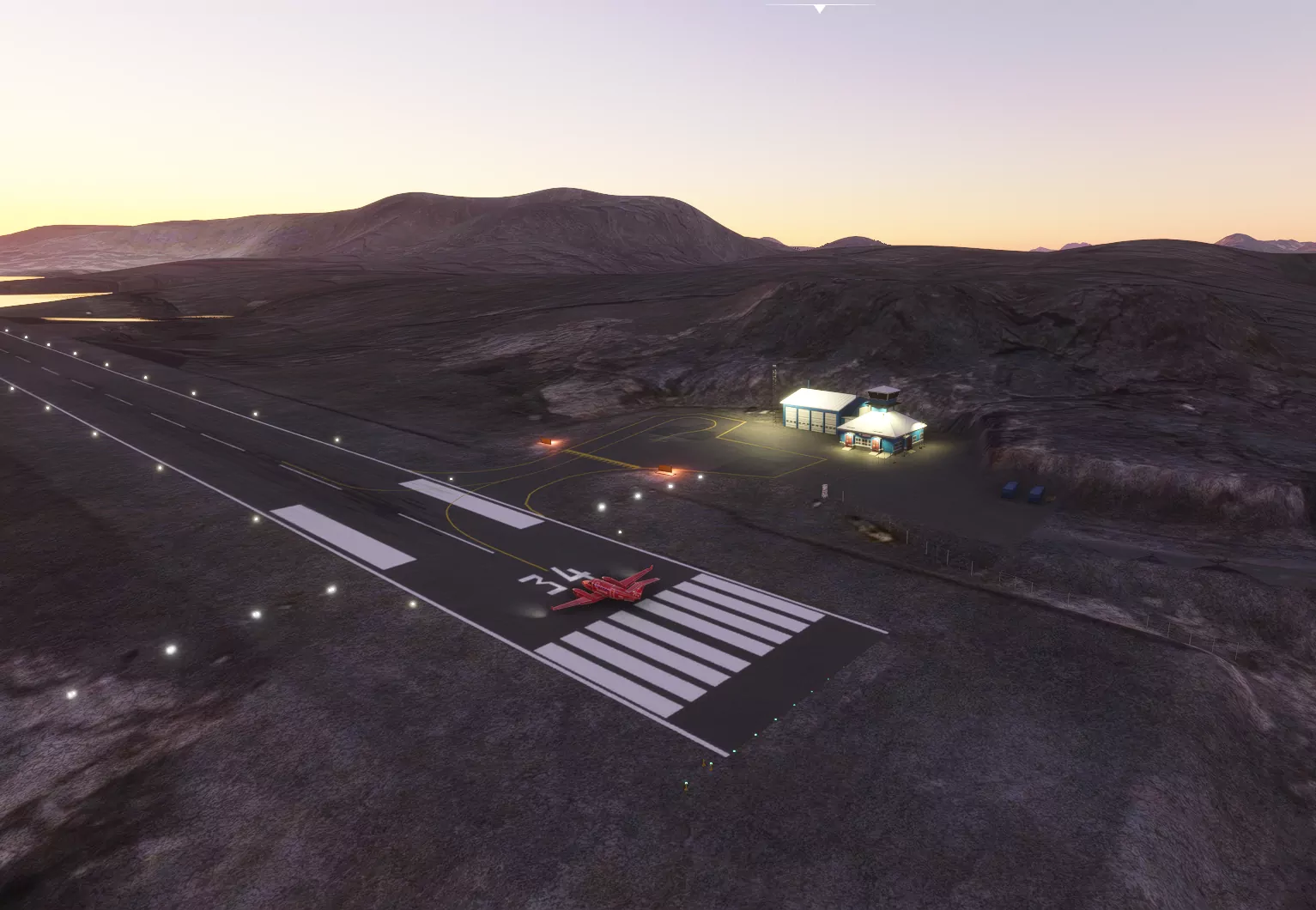 Аэропорт BGMQ ( Манитсок, Гренландия )