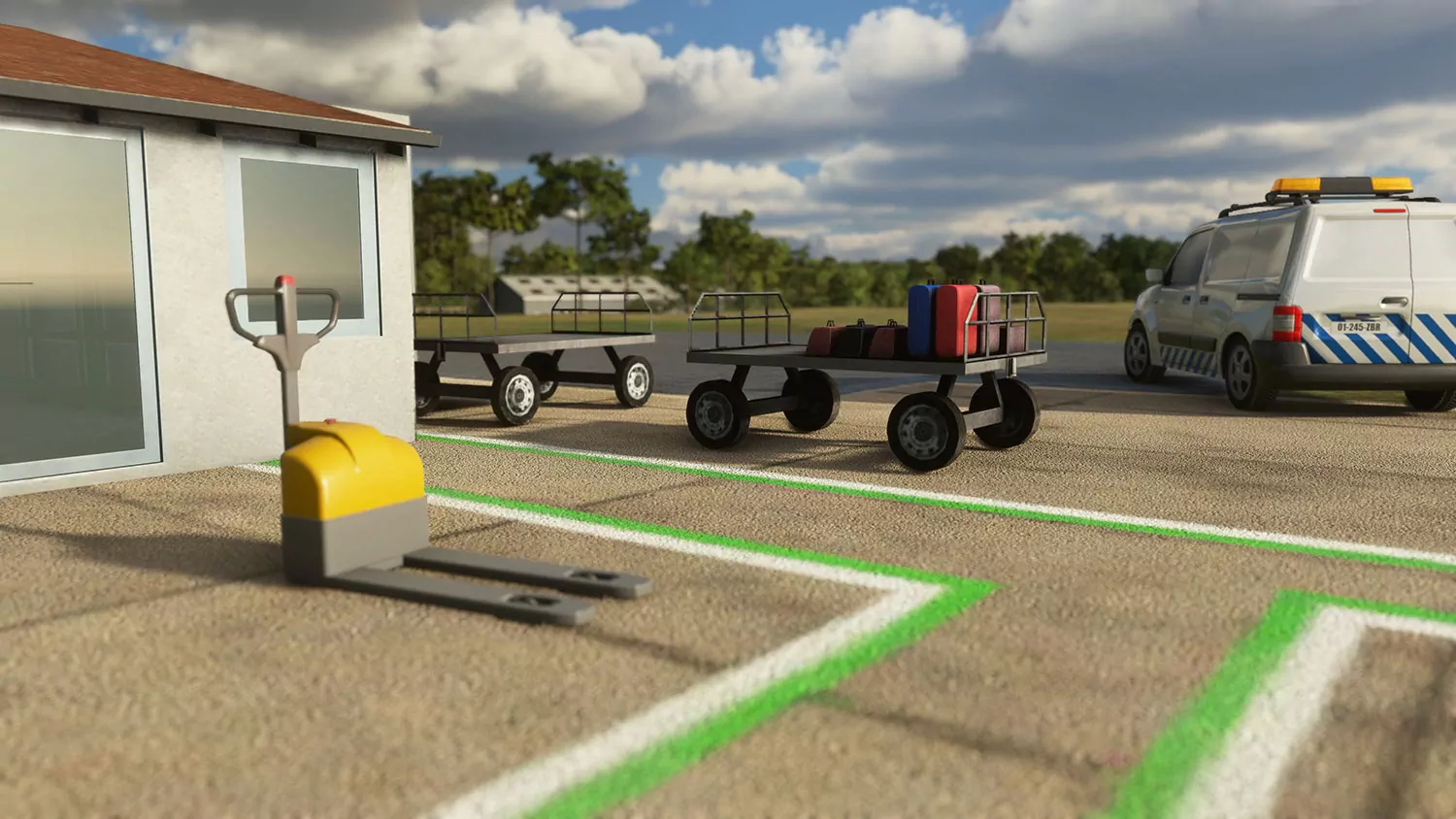 Аэропорт EGHE ( Сент-Мэрис, Великобритания )