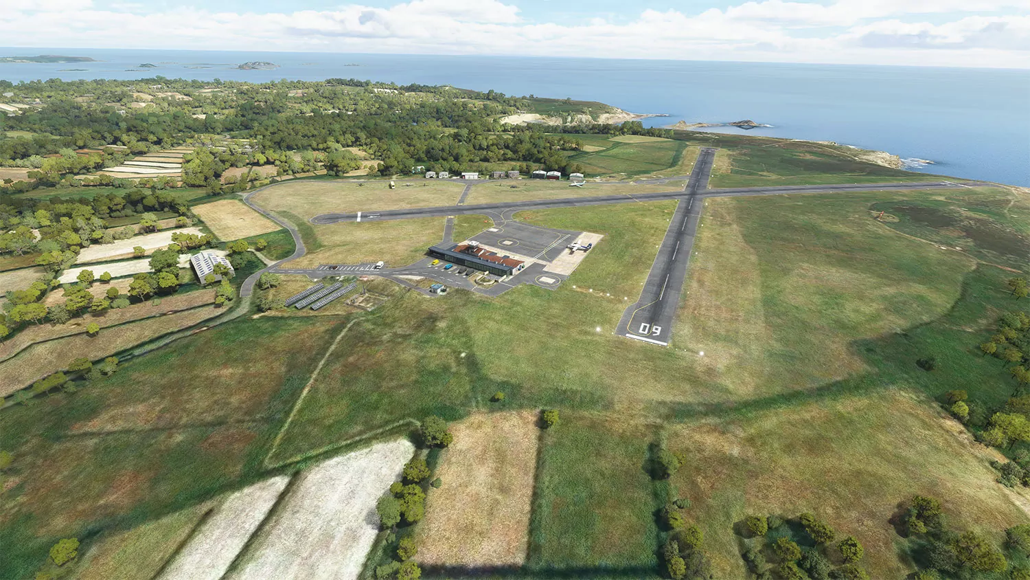 Аэропорт EGHE ( Сент-Мэрис, Великобритания )