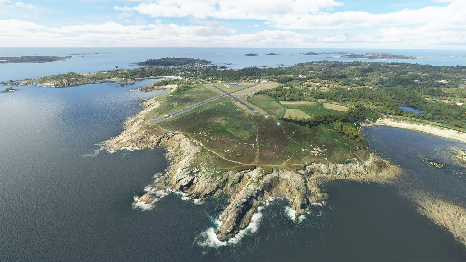 Аэропорт EGHE ( Сент-Мэрис, Великобритания )