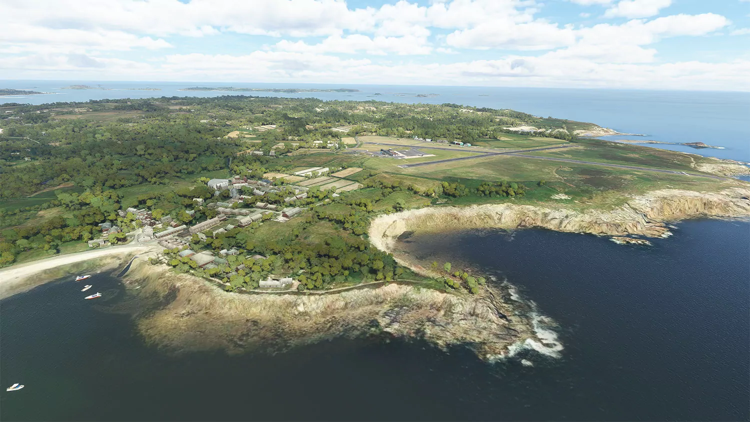 Аэропорт EGHE ( Сент-Мэрис, Великобритания )