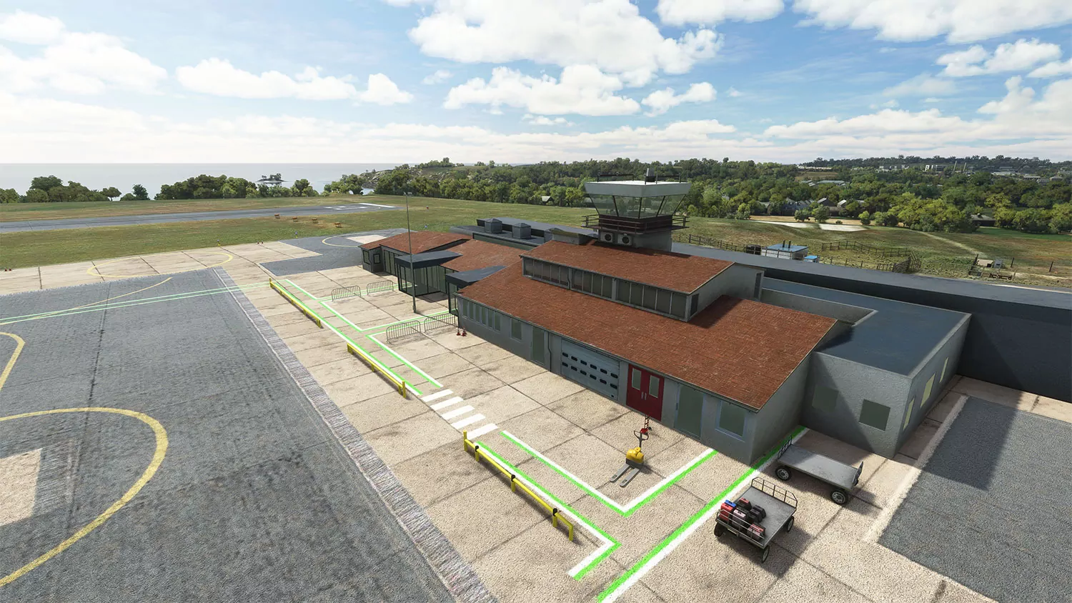 Аэропорт EGHE ( Сент-Мэрис, Великобритания )