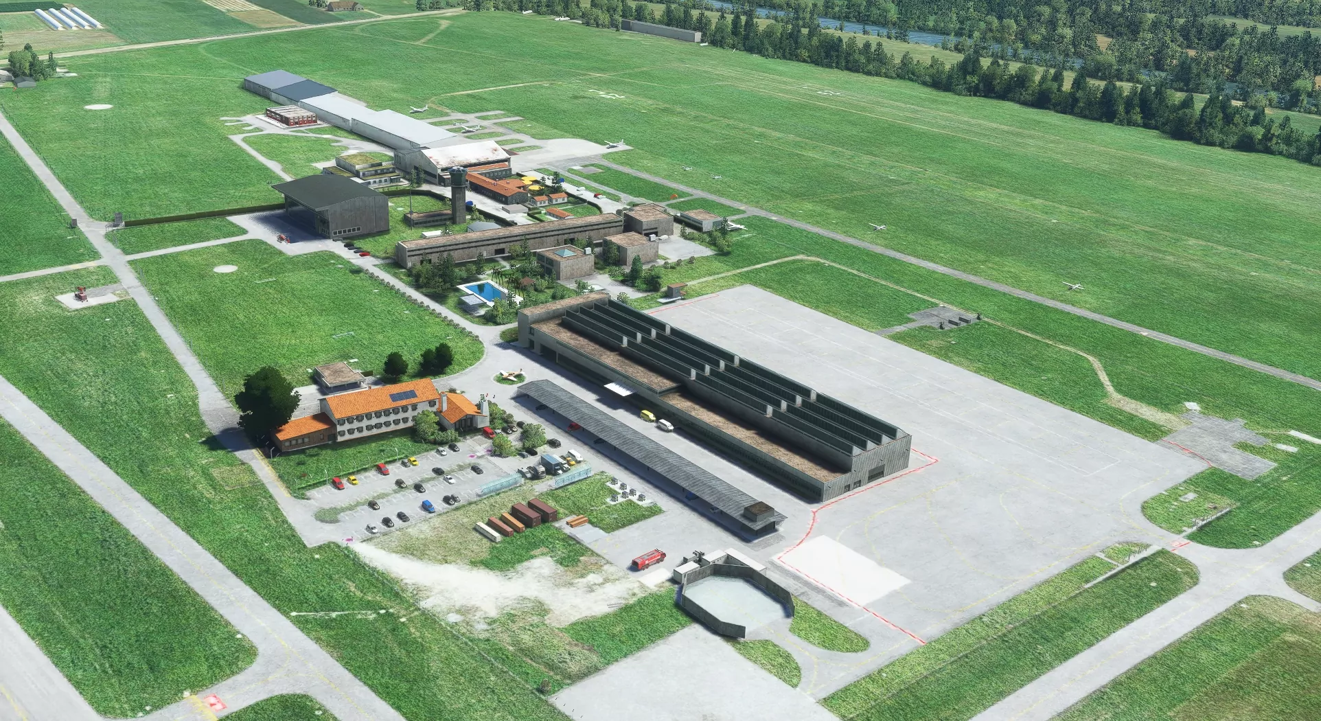 Аэропорт LSZL ( Локарно, Швейцария )