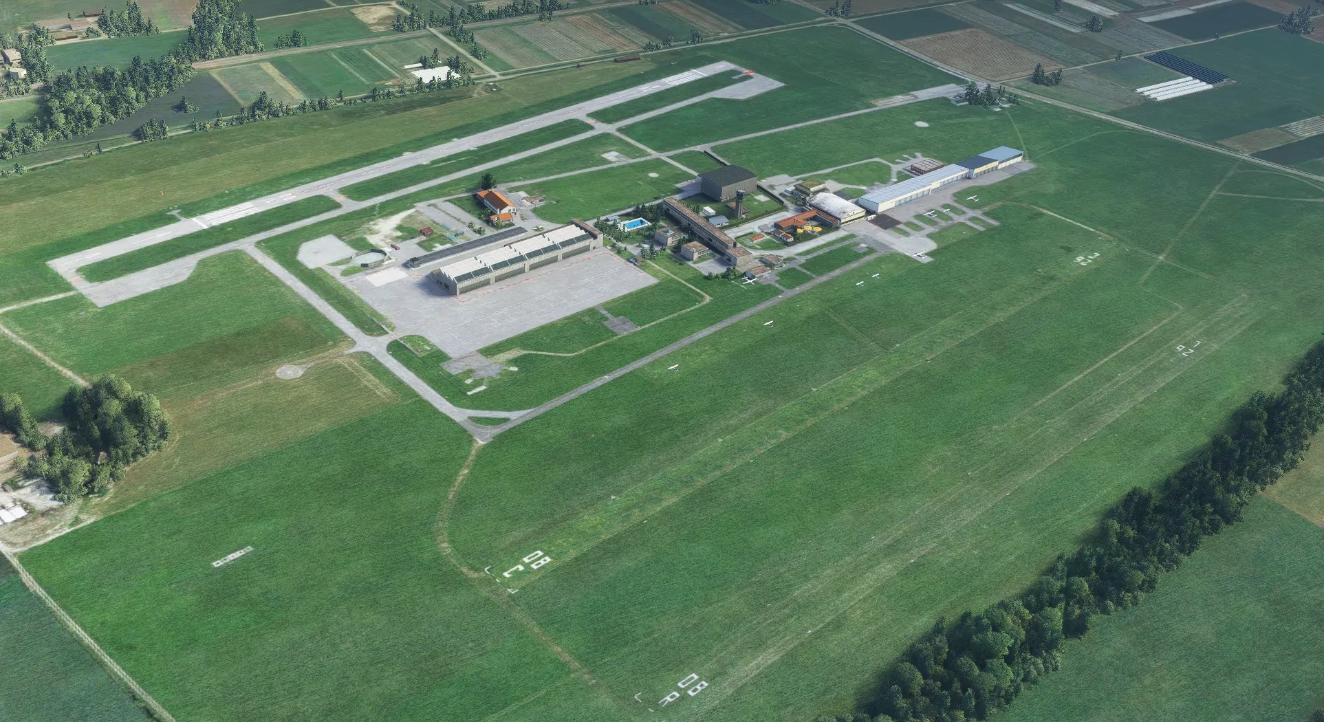 Аэропорт LSZL ( Локарно, Швейцария )