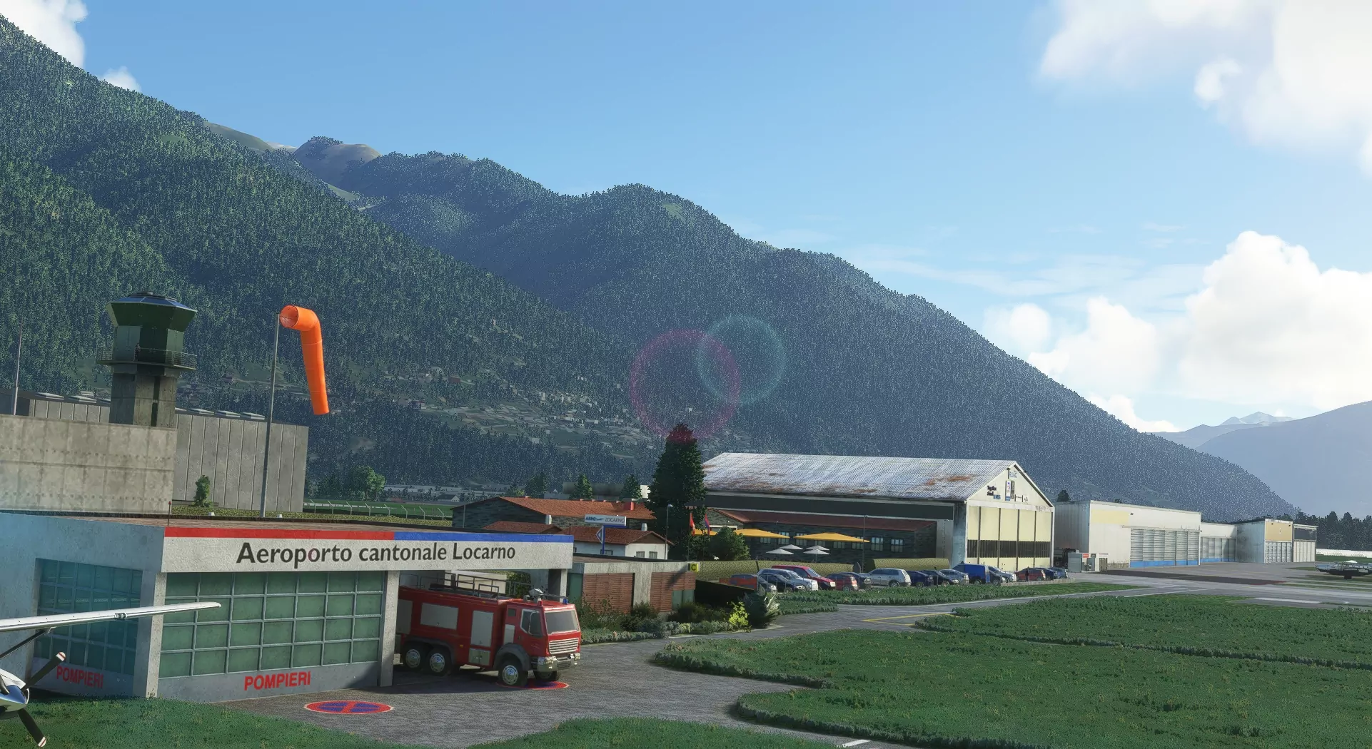 Аэропорт LSZL ( Локарно, Швейцария )